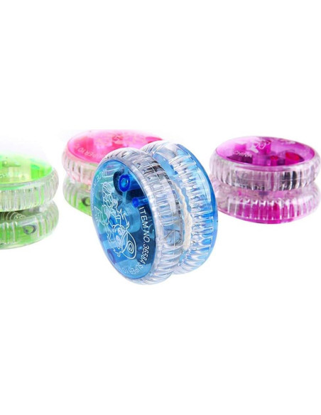 Yoyo LED Bioristar Paquete de 4 para Niños Principiantes Yoyo LED Bioristar Paquete de 4 para Niños Principiantes