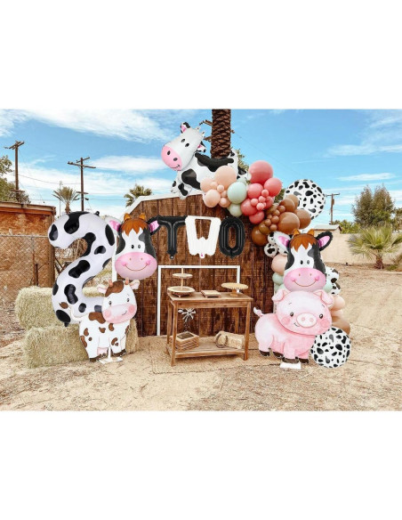 Globos de Número Vaca GGDE 100 cm 18 Pcs Decoración Fiesta Globos de Número Vaca GGDE 100 cm 18 Pcs Decoración Fiesta
