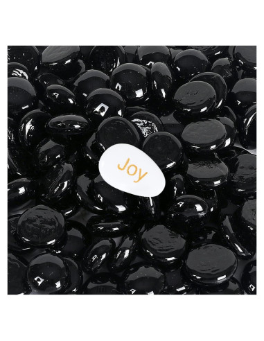 Perlas de Vidrio Ausluru 4,99 kg Negro para Decoración