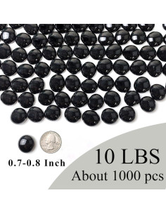 Rocas de Vidrio Negras FANTIAN 4,54 kg para Decoración 2