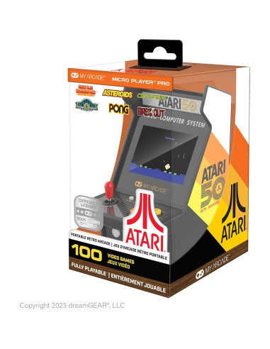 My Arcade Atari Micro Player Pro 100 Juegos Clásicos Mini