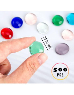 Canicas de Vidrio FUTUREPLUSX 500 PCS 2,27 kg Colores Surtidos 2