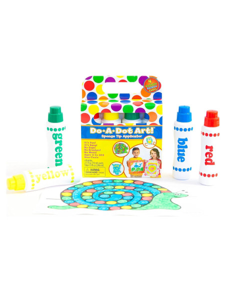 Set de 4 Marcadores de Pintura Lavables Do A Dot Art! 70ml Set de 4 Marcadores de Pintura Lavables Do A Dot Art! 70ml