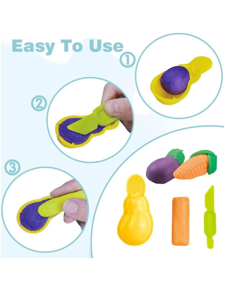 Set de Moldes de Dinosaurios y Verduras Yiklucg 16 Piezas Set de Moldes de Dinosaurios y Verduras Yiklucg 16 Piezas