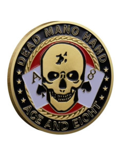 Moneda Coleccionable YIQILAFADA de Póker - 40 mm de Diámetro