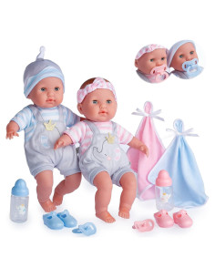 Muñecas Berenguer Boutique 30050 Gemelos 38 cm Set Regalo