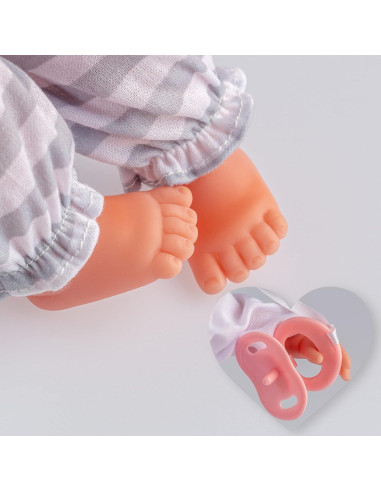 Muñeca de bebé blanda 38 cm con ojos que abren y cierran | JC Toys