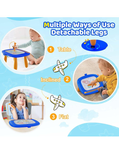 Pizarra Magnética Kikidex 31.85x27.69cm para Niños 1-3 Años