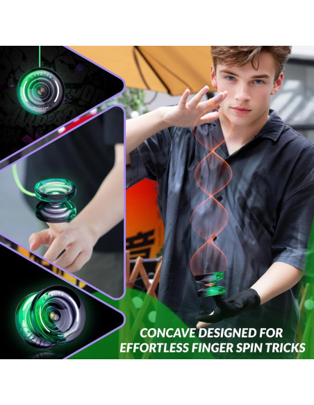 Paquete de 3 Yoyos Responsivos MagicYoyo K2 para Niños Paquete de 3 Yoyos Responsivos MagicYoyo K2 para Niños