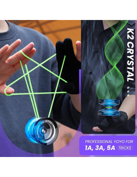 Paquete de 3 Yoyos Responsivos MagicYoyo K2 para Niños Paquete de 3 Yoyos Responsivos MagicYoyo K2 para Niños