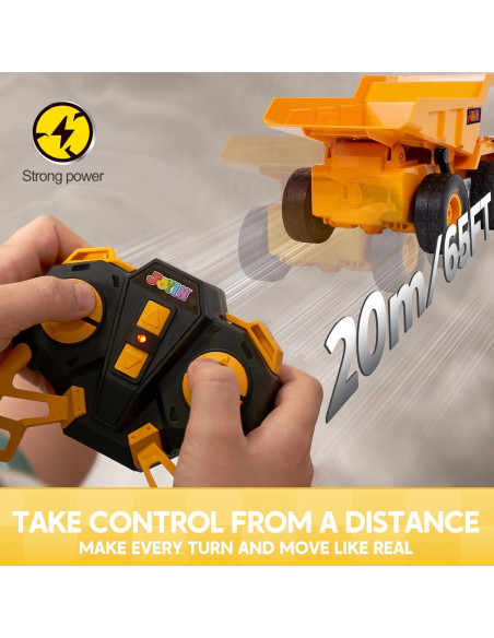 Camión Volquete RC Joyin 2.4GHz con Luces LED Camión Volquete RC Joyin 2.4GHz con Luces LED