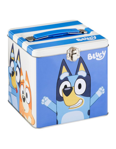Lata de Almacenamiento Apilable Azul Bluey 14.61 cm