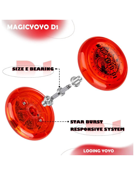 Yo-Yo Looping D1 MAGICYOYO para Niños Principiantes Yo-Yo Looping D1 MAGICYOYO para Niños Principiantes