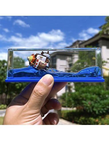 Barco Pirata Thousand Sunny en Botella Decorativa 1.4x5.4 cm