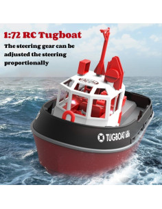 Barco RC Yoyoom Remolcador 1/72 con Luces LED y Alarma 2