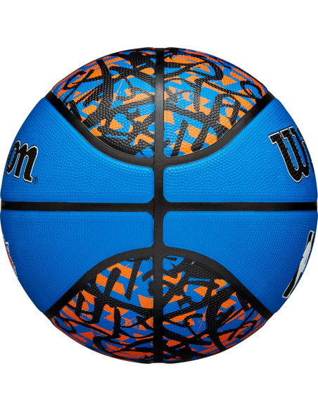 Balón de Baloncesto Wilson NBA Team Graffiti - Knicks - 74.93 cm Balón de Baloncesto Wilson NBA Team Graffiti - Knicks - 74.93 cm