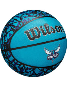 Balón de Baloncesto Wilson NBA Team Graffiti - Charlotte Hornets 2