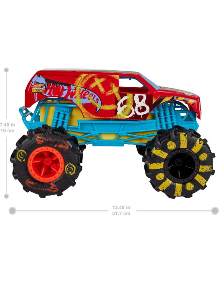 Hot Wheels RC Monster Trucks HW Demo Derby 1:15 control remoto Hot Wheels RC Monster Trucks HW Demo Derby 1:15 control remoto