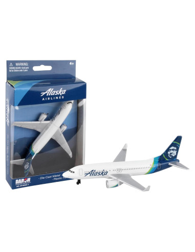 Avián Daron Alaska Airlines - Metal Fundido 15 cm para Niños