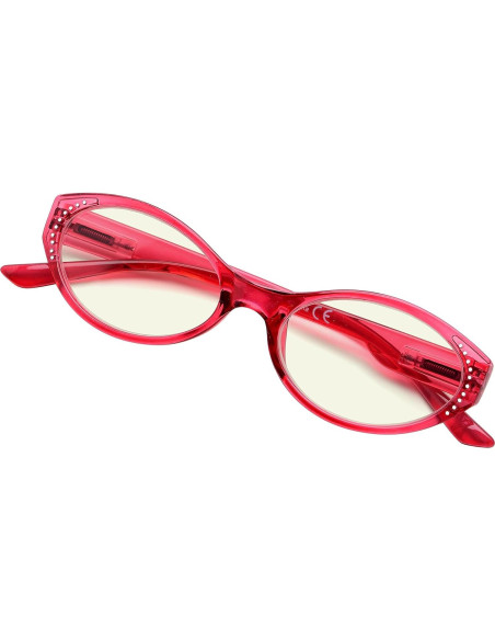 Gafas de Lectura CessBlu 2.5x Ovaladas para Mujeres - Bloqueo Luz Azul Gafas de Lectura CessBlu 2.5x Ovaladas para Mujeres - Bloqueo Luz Azul