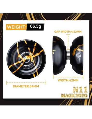 Yoyo Profesional MagicYoyo N11 y K2 Doble Propósito