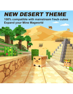 Bloques Magnéticos Gooidea 88PCS Set Desierto 2,54 cm 2