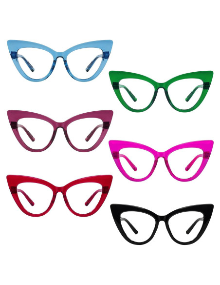 Gafas de Lectura GUD Huge Cateye Sin Tornillos - Paquete 6 Gafas de Lectura GUD Huge Cateye Sin Tornillos - Paquete 6