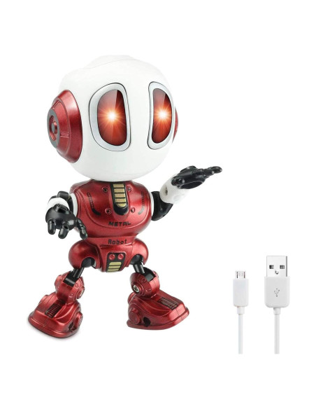 Robot Hablante MING YING 66 para Niños 3 a 8 Años Rojo Robot Hablante MING YING 66 para Niños 3 a 8 Años Rojo