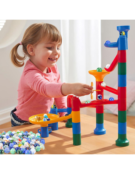 Canicas de Vidrio POPLAY 160PCS para Manualidades Niños Canicas de Vidrio POPLAY 160PCS para Manualidades Niños
