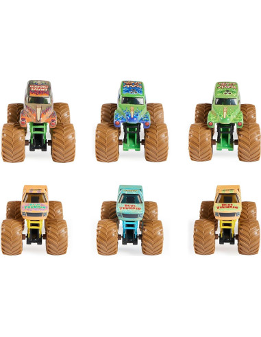 Camiones Monstruo Monster Jam 1:64 Paquete de 2 Mystery Mudders