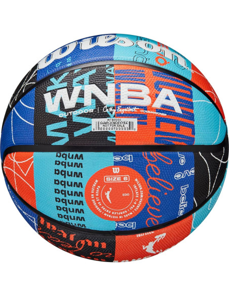 Balón de Baloncesto Wilson WNBA Heir - Tamaño 6 - Azul/Naranja Balón de Baloncesto Wilson WNBA Heir - Tamaño 6 - Azul/Naranja