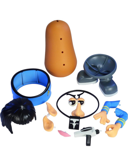 Poptaters Potato Head Star Trek Spock 15 partes intercambiables Poptaters Potato Head Star Trek Spock 15 partes intercambiables