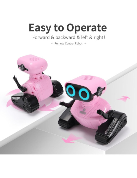 Robot Control Remoto GILOBABY NH-018 Rosa con LED y Música Robot Control Remoto GILOBABY NH-018 Rosa con LED y Música