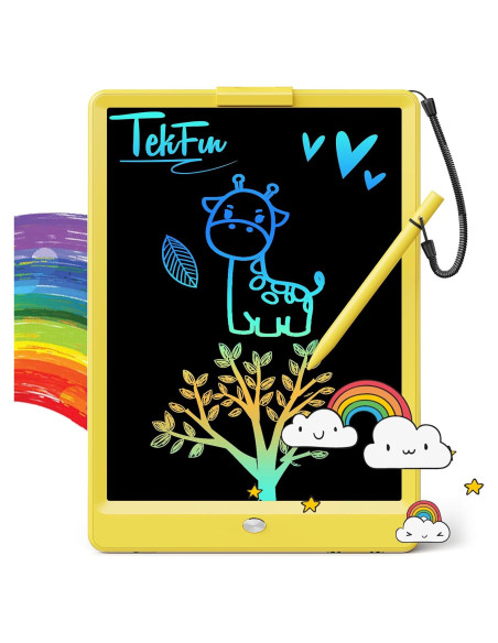 Tableta de Dibujo LCD Tekfun 10" Amarillo Portátil Tableta de Dibujo LCD Tekfun 10" Amarillo Portátil