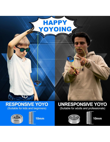 Yoyo Profesional FETESNICE 003 para Niños y Adultos