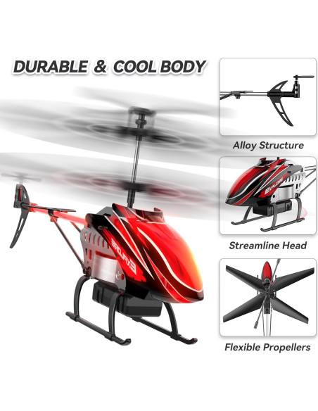 Helicóptero RC BUSSGO X11C con 30 Min de Vuelo y LED Helicóptero RC BUSSGO X11C con 30 Min de Vuelo y LED