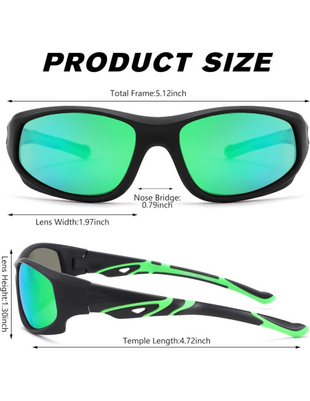 Gafas de sol Pro Acme para niños, polarizadas 100% UV, 4-10 años Gafas de sol Pro Acme para niños, polarizadas 100% UV, 4-10 años