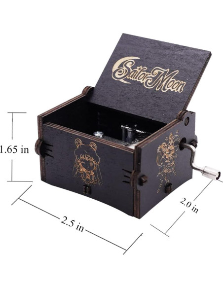 Caja de Música Bolunlun Sailor Moon Vintage 9.4x5.8cm Caja de Música Bolunlun Sailor Moon Vintage 9.4x5.8cm