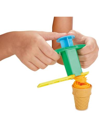 Juego de Fiesta de Helados Play-Doh 22 Herramientas 6 Colores
