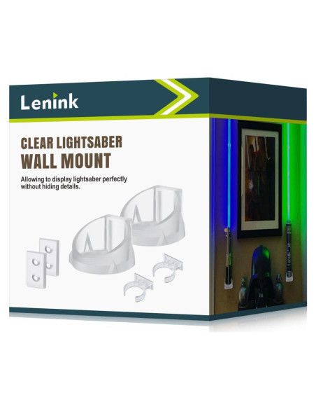Soporte de Pared para Sable de Luz Lenink K3463 Transparente Soporte de Pared para Sable de Luz Lenink K3463 Transparente