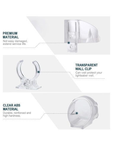 Soporte de Pared para Sable de Luz Lenink K3463 Transparente