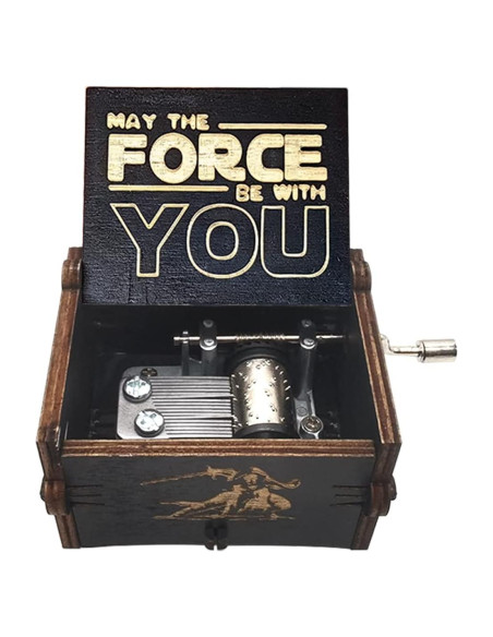 Caja de Música Bolunlun Star Wars Clásica de Madera Caja de Música Bolunlun Star Wars Clásica de Madera