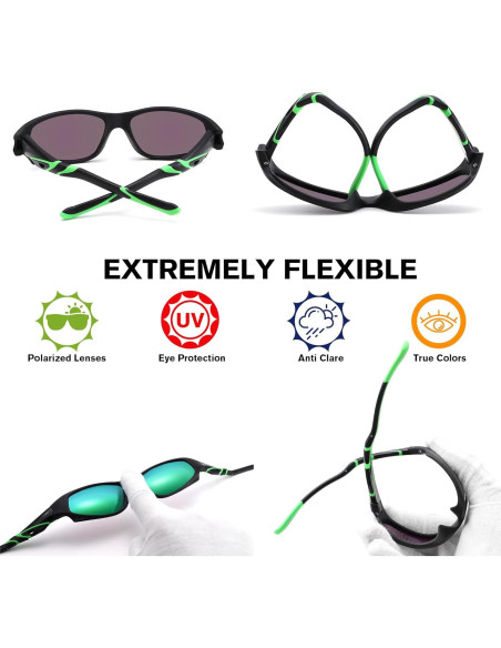 Gafas de sol Pro Acme para niños, polarizadas 100% UV, 4-10 años Gafas de sol Pro Acme para niños, polarizadas 100% UV, 4-10 años