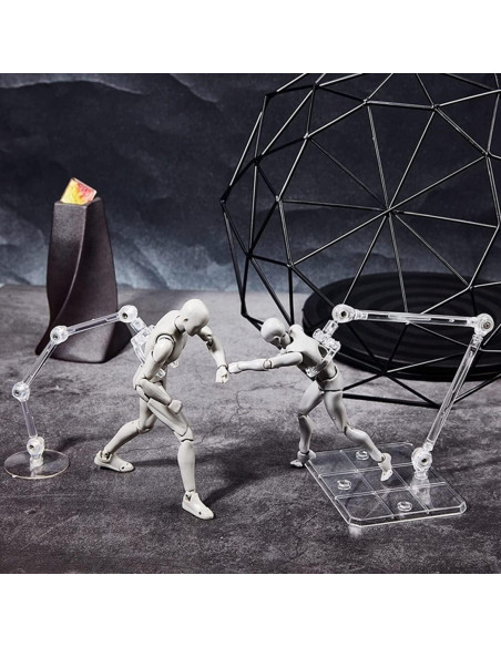 Soporte para Figuras de Acción TSY TOOL 6 Pcs HG144 Transparente Soporte para Figuras de Acción TSY TOOL 6 Pcs HG144 Transparente