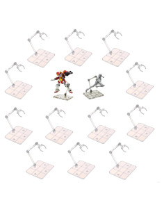Soporte para Figuras de Acción TSY TOOL HG144 18 Pcs Transparente