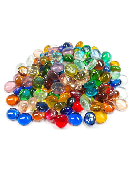 Mini Gemas de Vidrio Meschett 1LB Decoración 170 Piezas Mini Gemas de Vidrio Meschett 1LB Decoración 170 Piezas