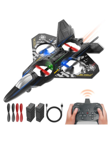 Dron BEZGAR RC para Niños | 6 Ejes, Luz LED, 14 min Vuelo