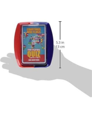 Juego de Cartas de Trivia Top Trumps Banderas y Países