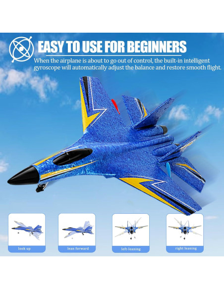Avión RC Crohorizon Azul 2 Canales 2 Baterías 0.41 kg Avión RC Crohorizon Azul 2 Canales 2 Baterías 0.41 kg