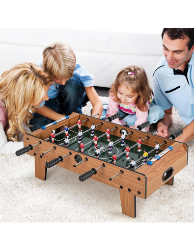 Mesa de Futbolín Giantex 68.58x35.56cm para Niños y Adultos